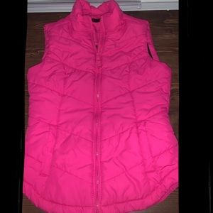 Hot Pink Juniors Vest